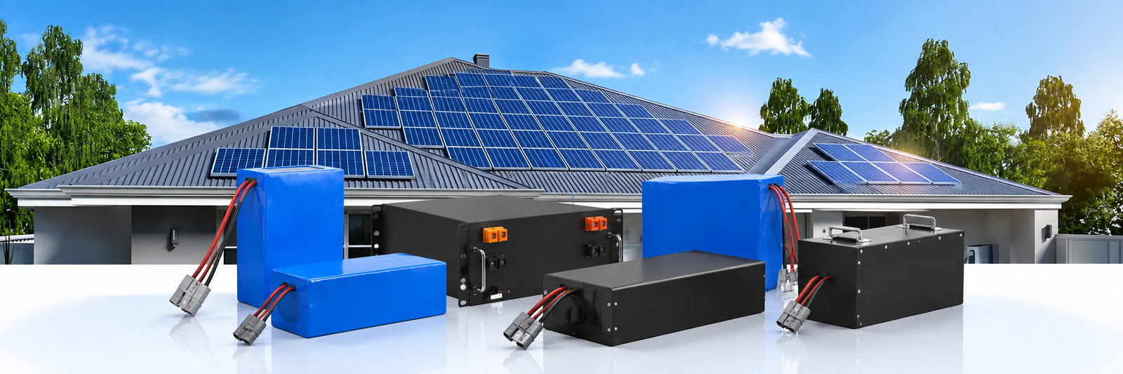 Solar enerji depolama batarya grupları